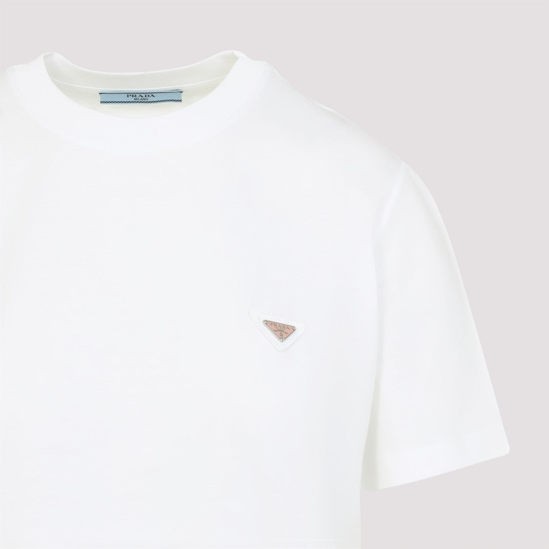 Prada White Cotton T-Shirt