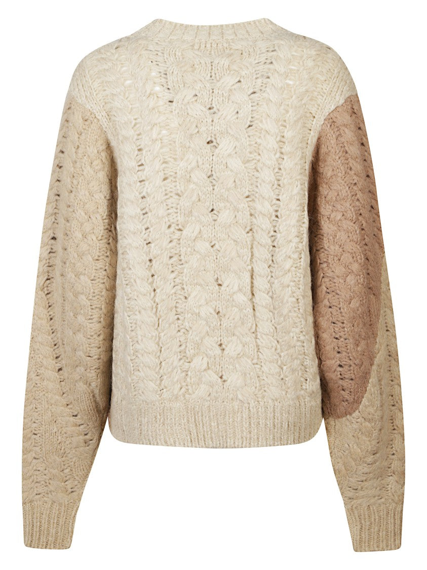 Isabel Marant Étoile Hem Patchwork Knit Sweater