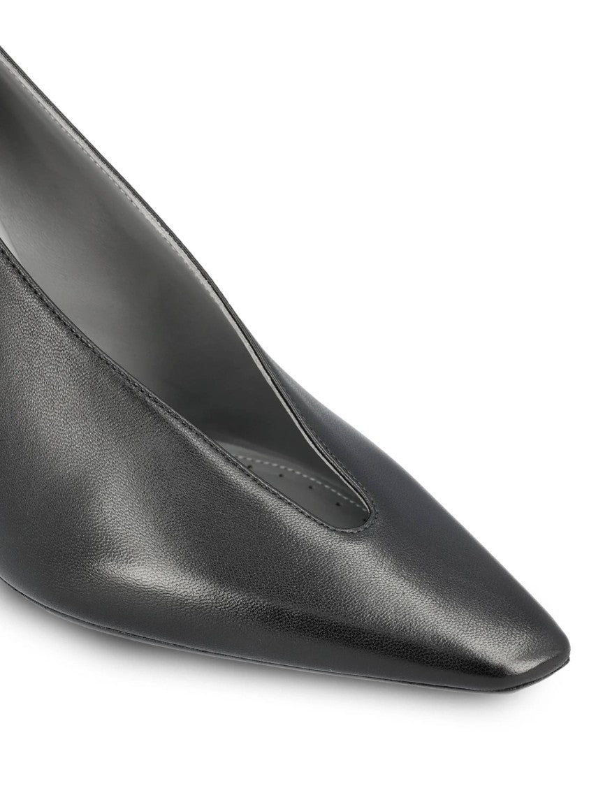 Balenciaga Black Duchesse Pointed-Toe Pump
