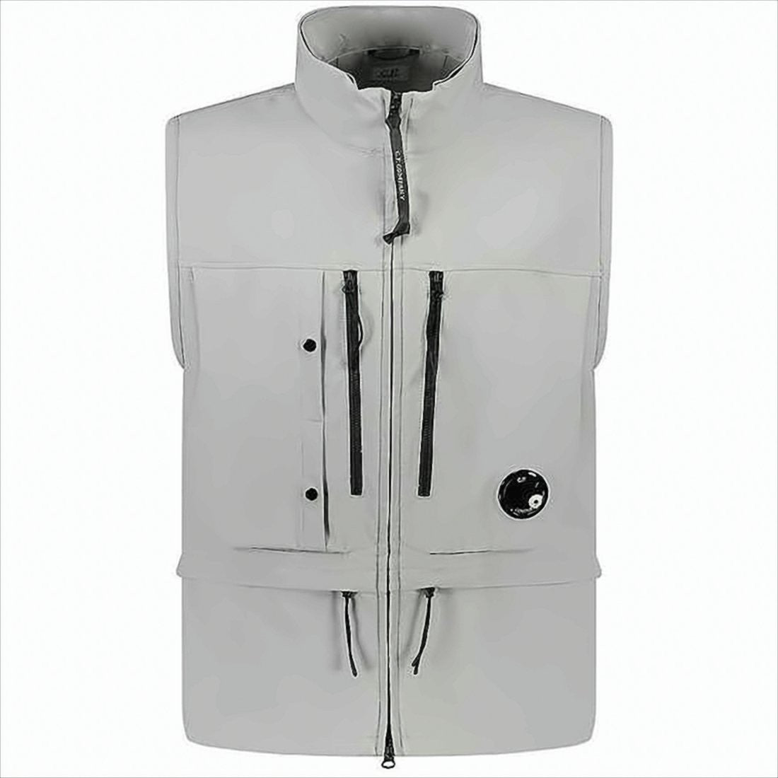 C.P. Company High-Collar Sleeveless Vest With Multiple Pockets
