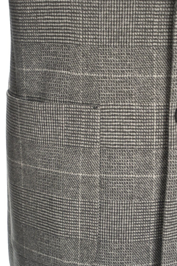 Circolo 1901 Double-Breasted Check Knit Blazer
