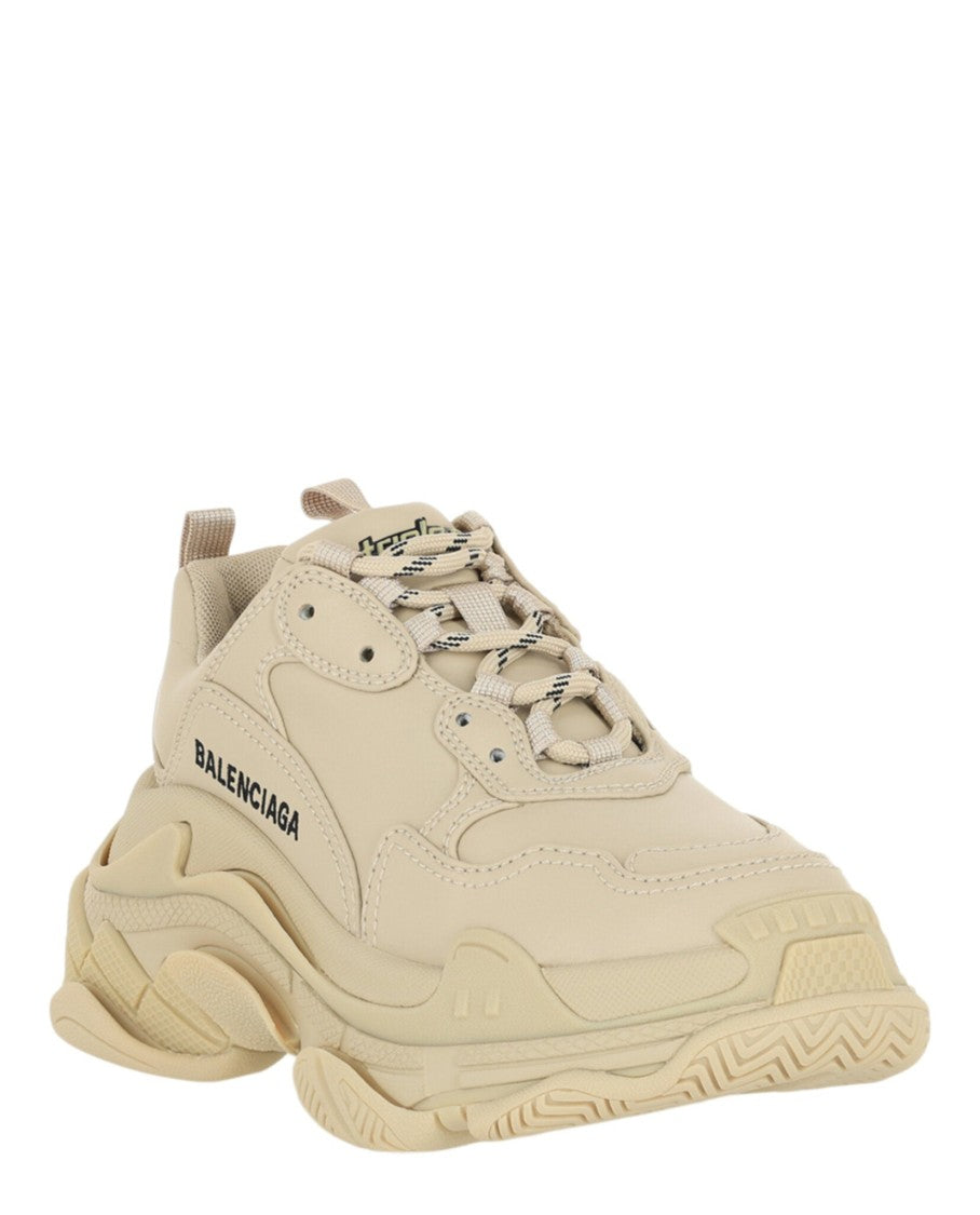 Balenciaga Triple S Low-Top Sneakers With Chunky Three-Layered Sole