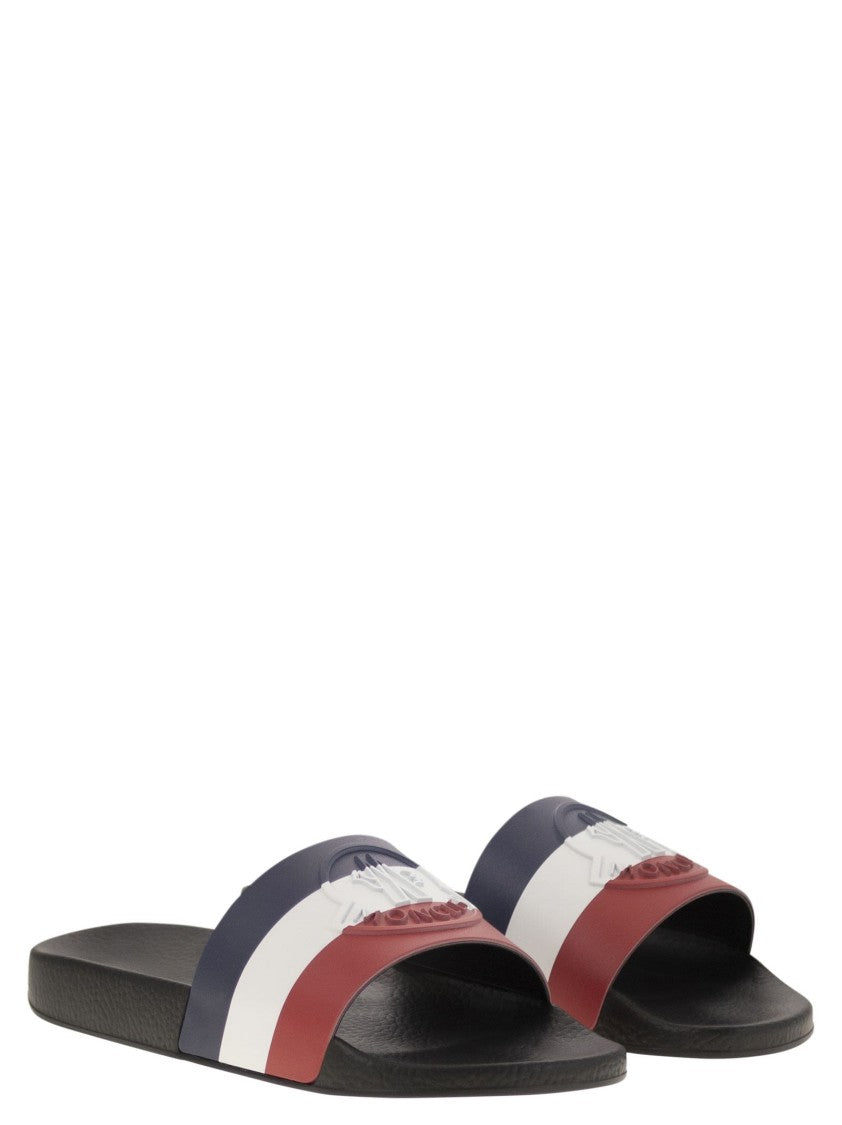 Moncler Basile - Rubber Slides With Logo