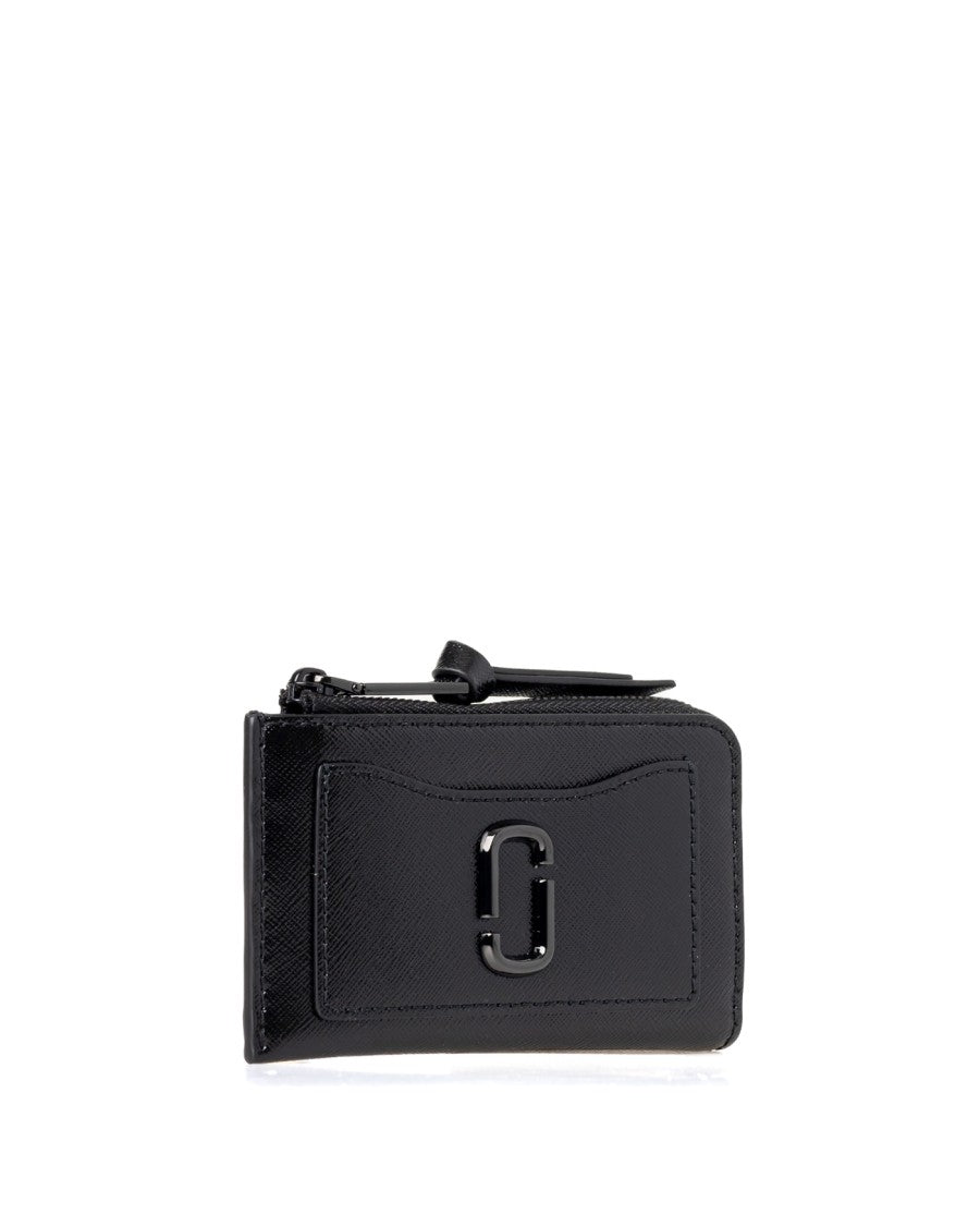 Marc Jacobs Rectangular Black Saffiano Leather Wallet