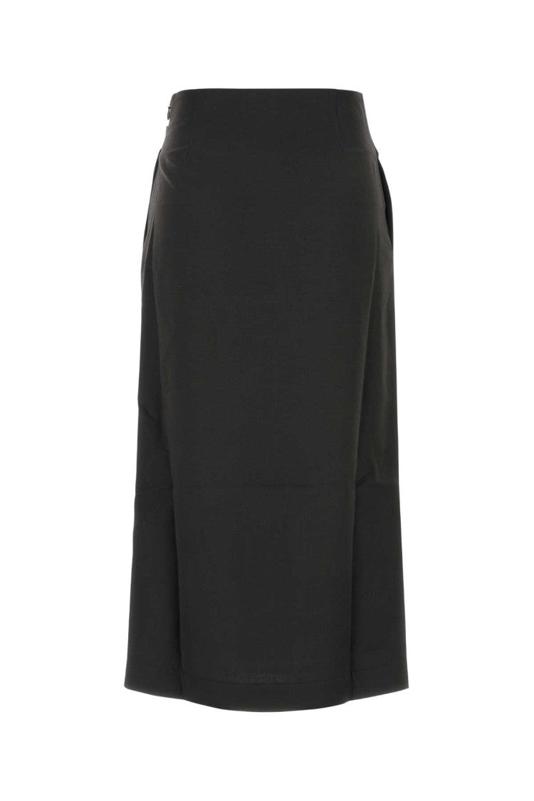 J. W. Anderson Graphite Viscose Blend Skirt