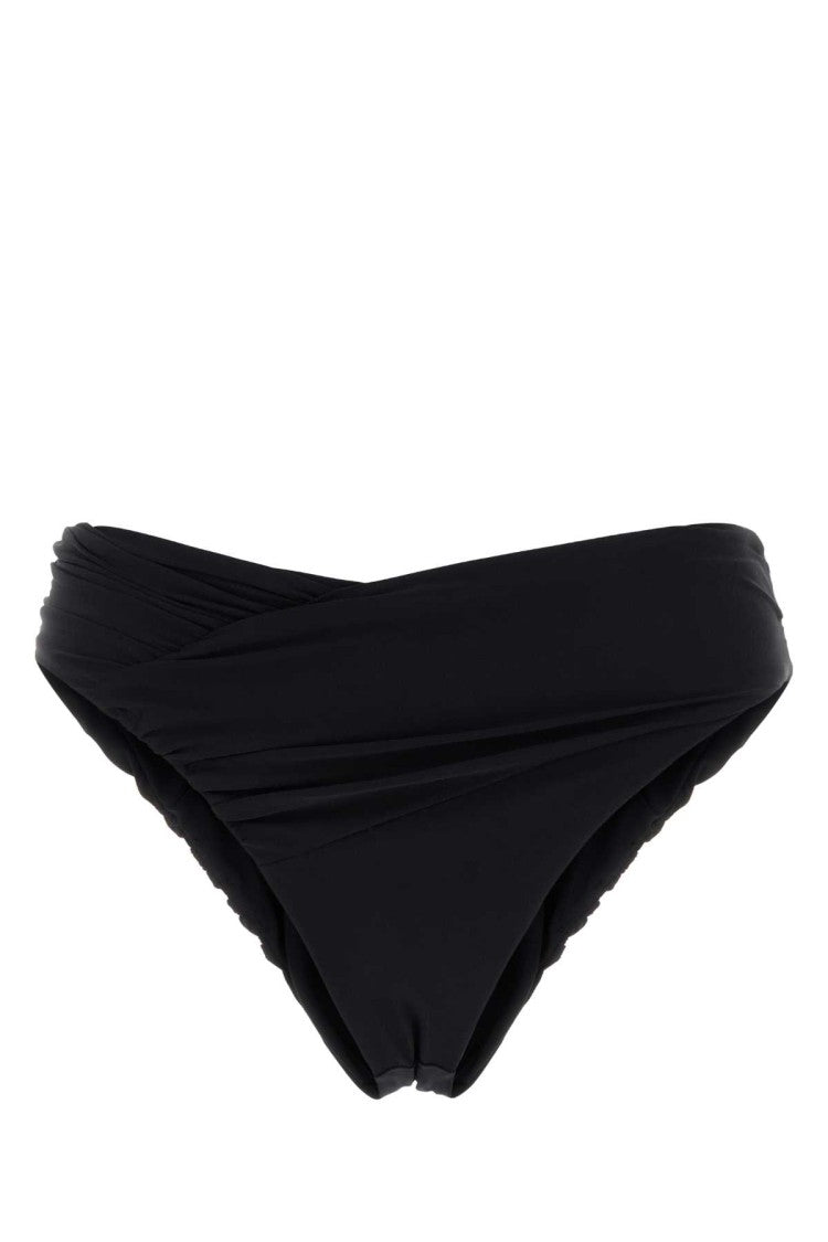 Magda Butrym Black Stretch Nylon Bikini Bottom