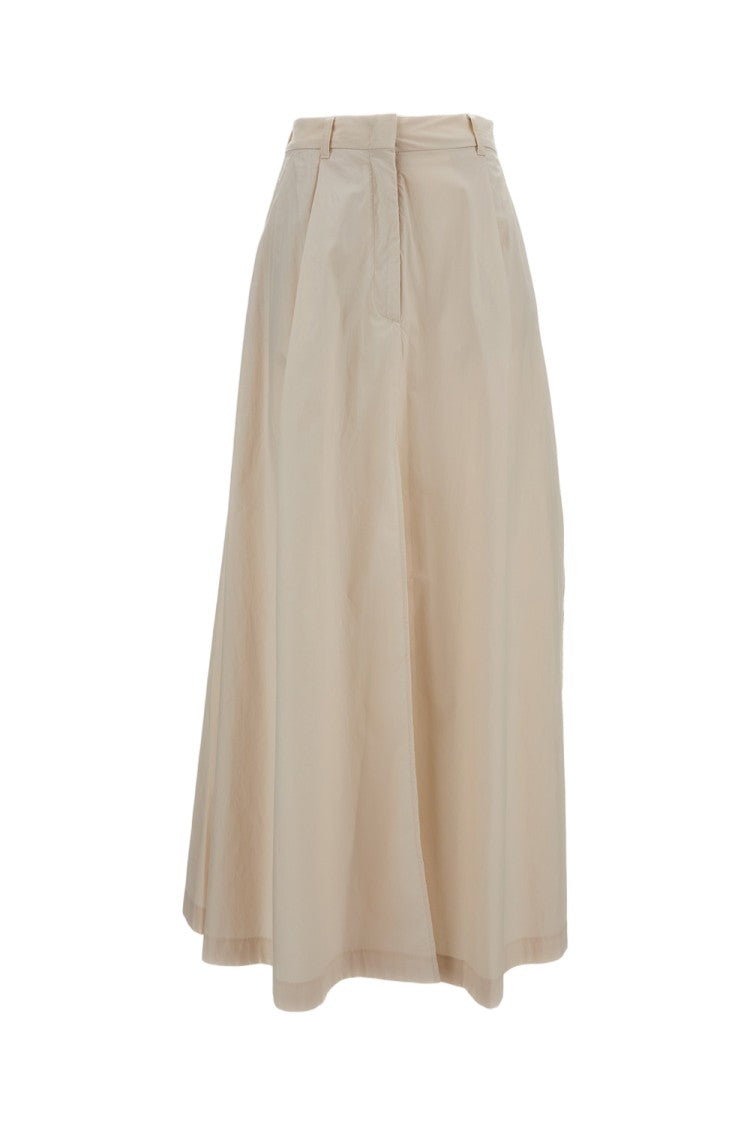 The Latest White Daisy Long Skirt