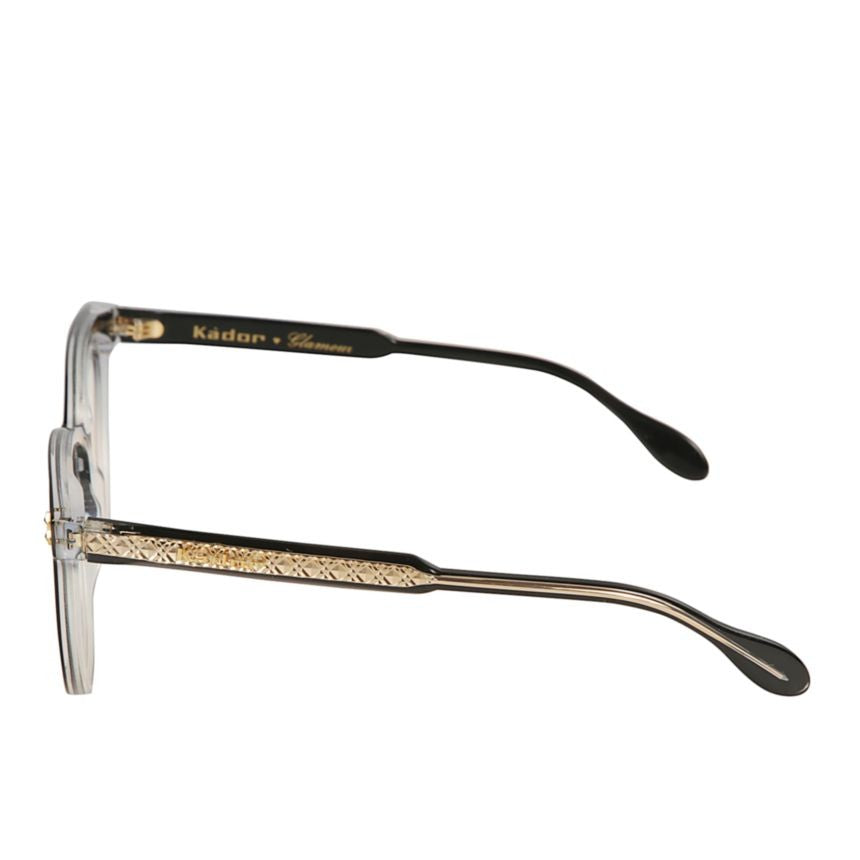 Kador Nikla Glamour Rounded Frame Eyeglasses With Intricate Gold Detailing