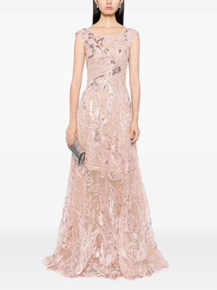 Saiid Kobeisy Embroidered Long Dress