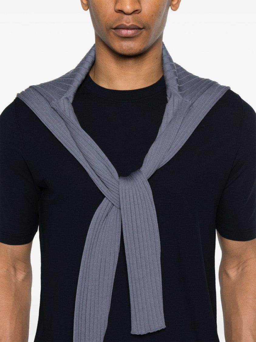 Barba Black Crew Neck T-Shirt