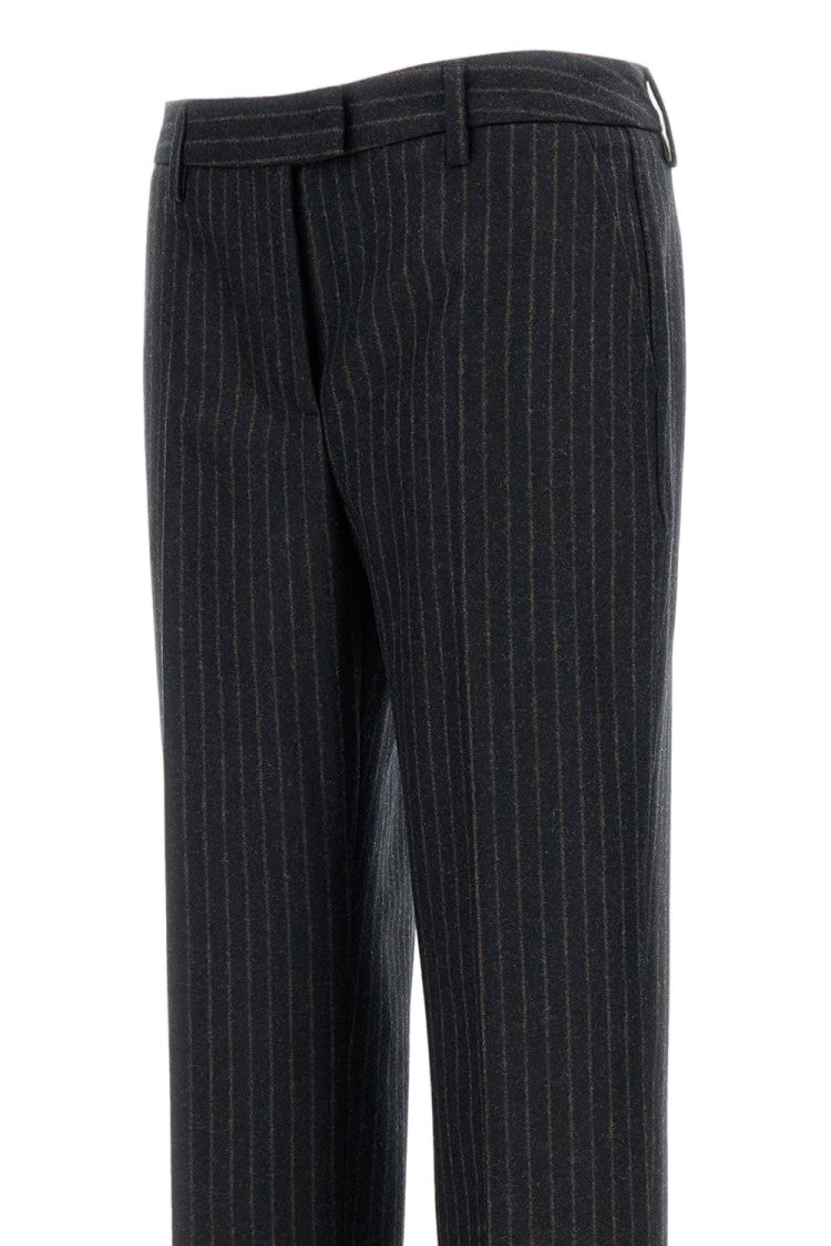 Alberto Biani Franca Pinstriped Trousers