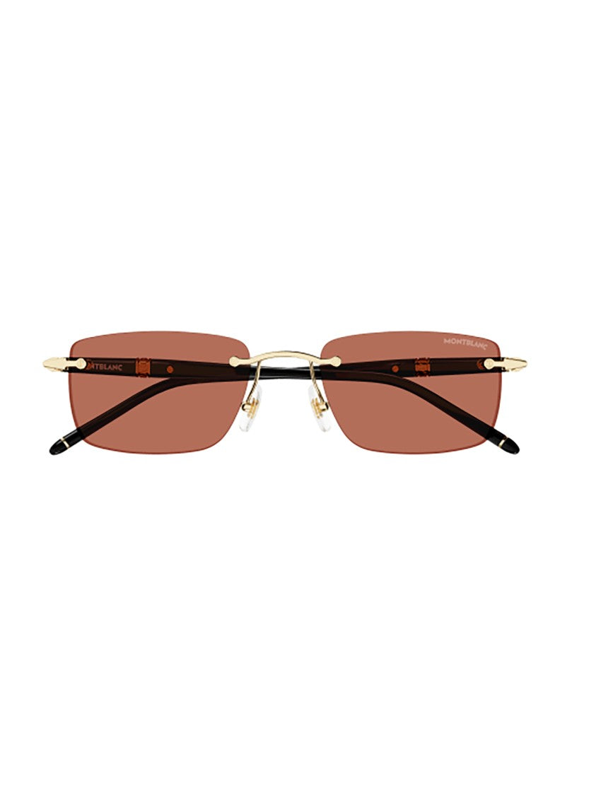 Montblanc Metallic Mb0344s Refined Detail Sunglasses
