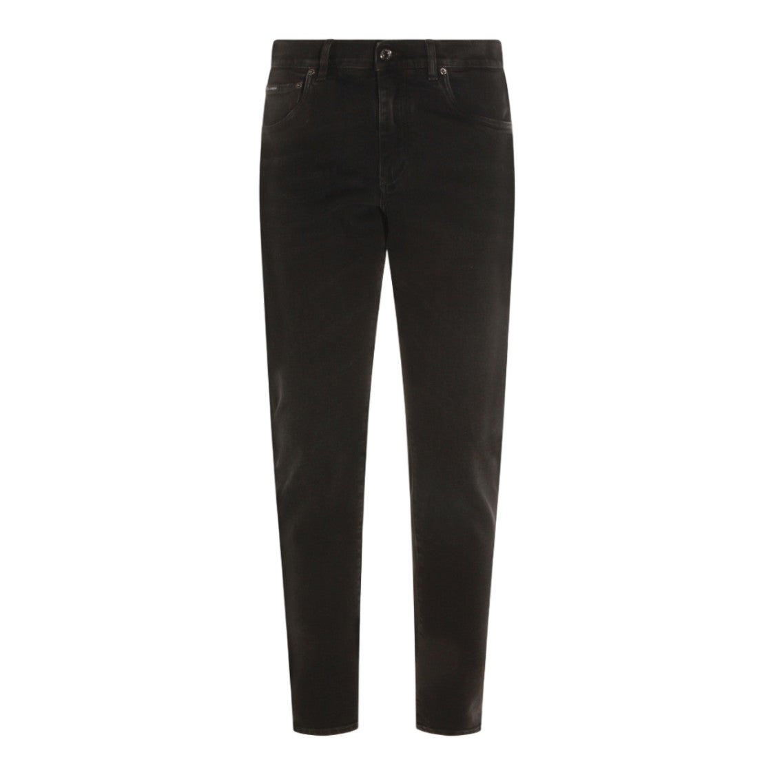 Dolce & Gabbana Slim Fit Dark Wash Denim Jeans With Classic Five-Pocket Design