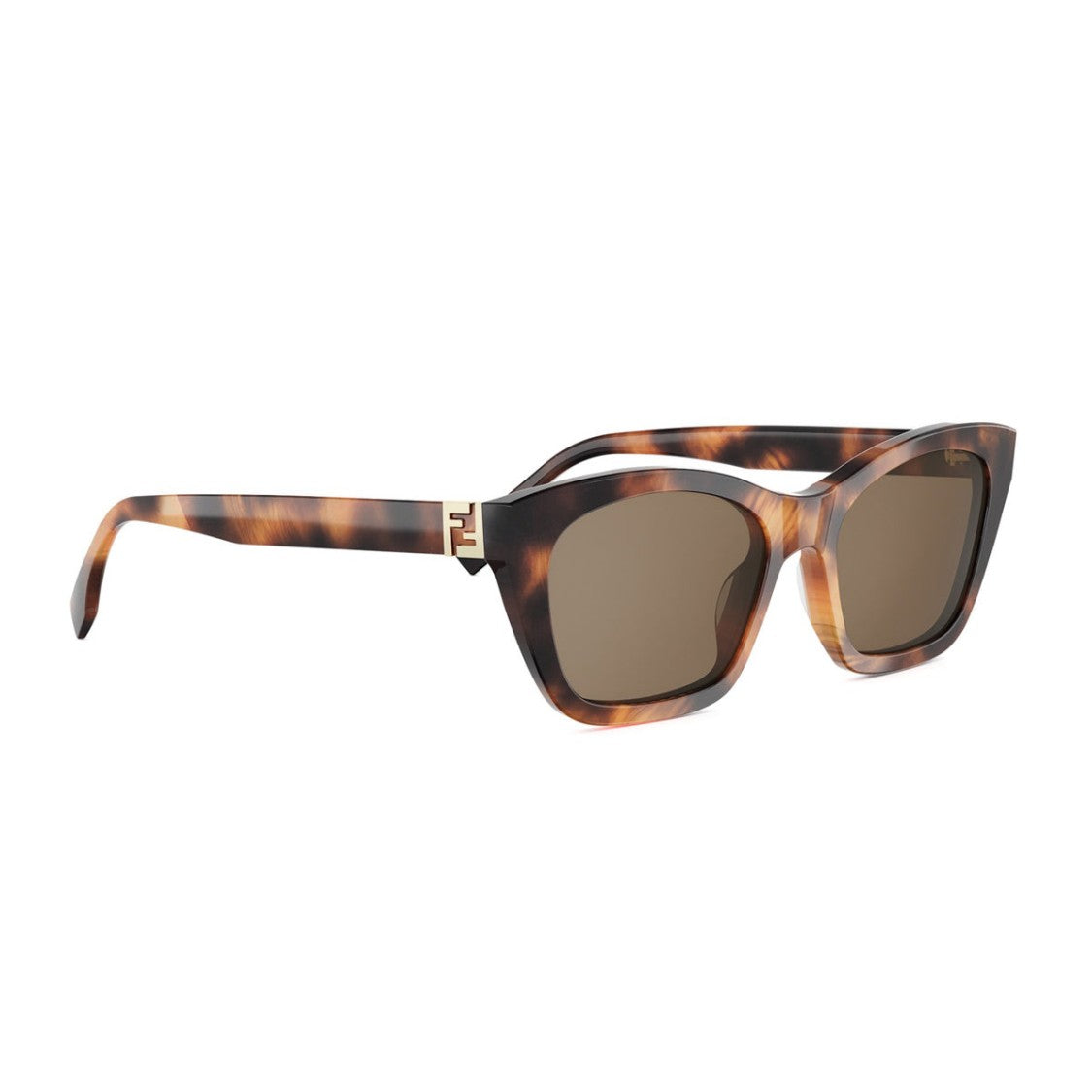 Fendi Havana Forever Acetate Cat-Eye Sunglasses