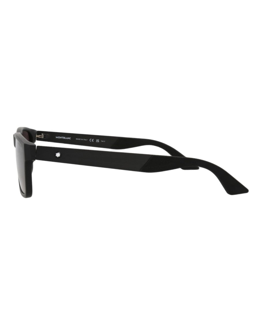 Montblanc Square-Frame Recycled Acetate Sunglasses