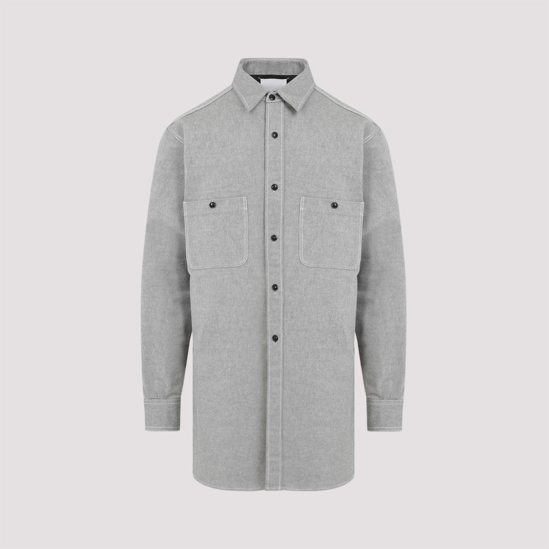 Maison Margiela Caviar Grey Cotton Shirt