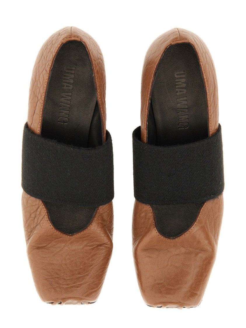 Uma Wang Brown Leather Pumps