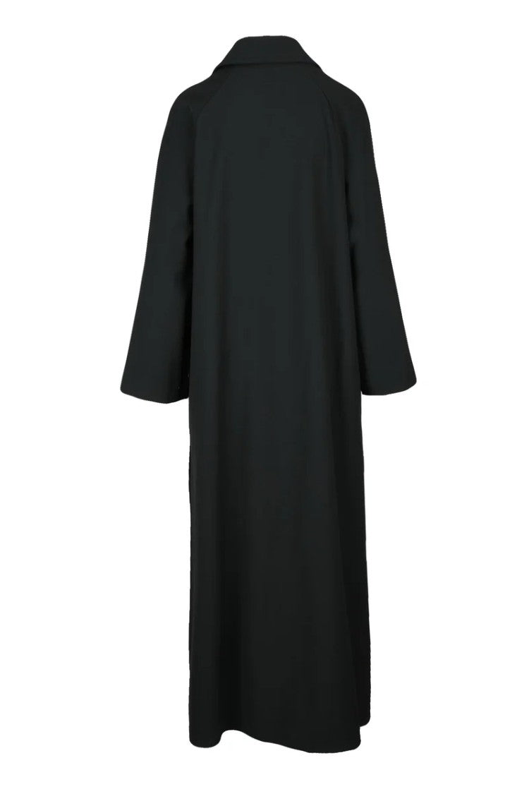 Ballantyne Long Coat Virgin Wool - Black