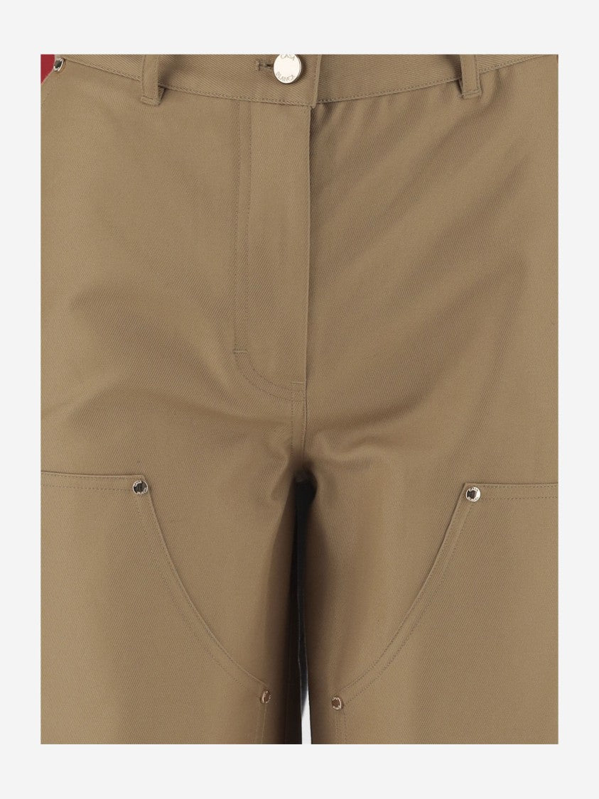 Casablanca Wide-Fit Cotton Cargo Pants