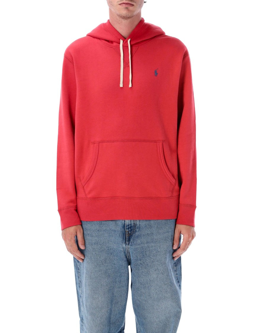Polo Ralph Lauren Red Classic Hoodie With Drawstring