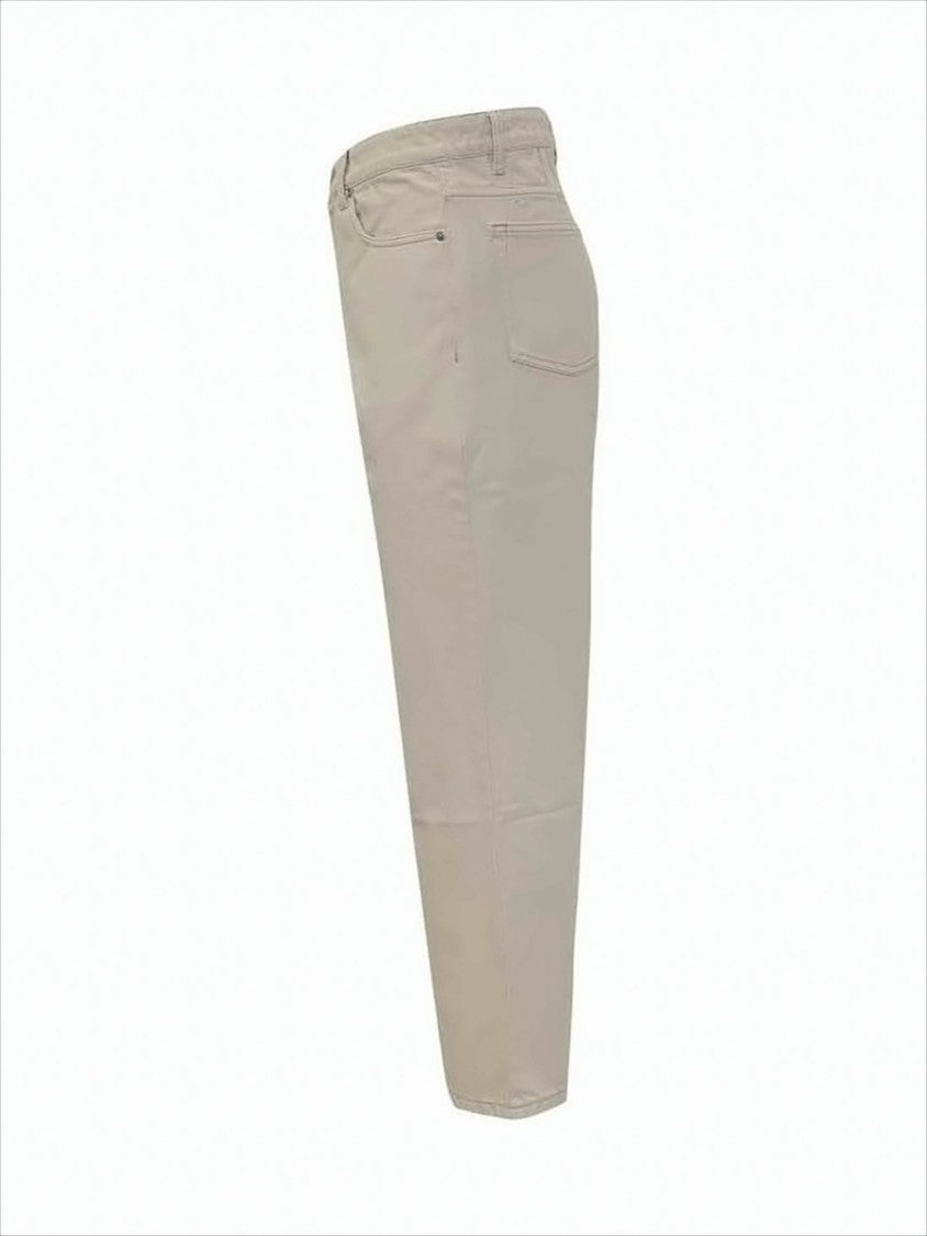 Ami Minimalistic Straight Pants With Classic Five-Pocket Design