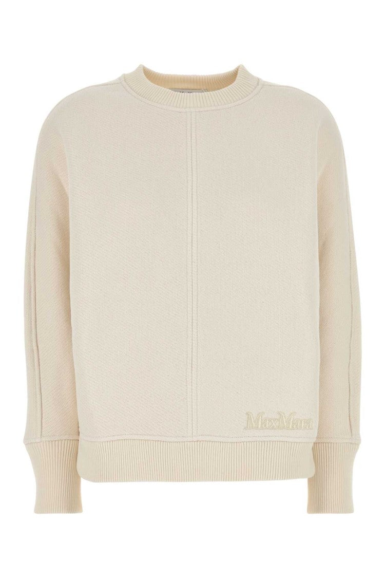 Max Mara Ivory Cotton Blend Cral Cardigan