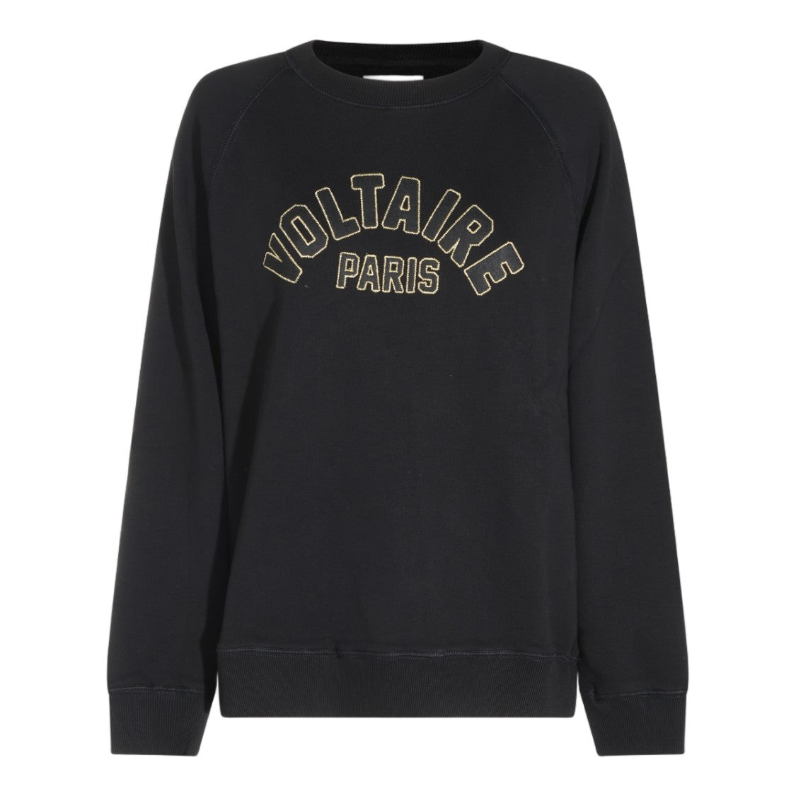 Zadig & Voltaire Crew Neck Sweater With Contrasting Embroidery