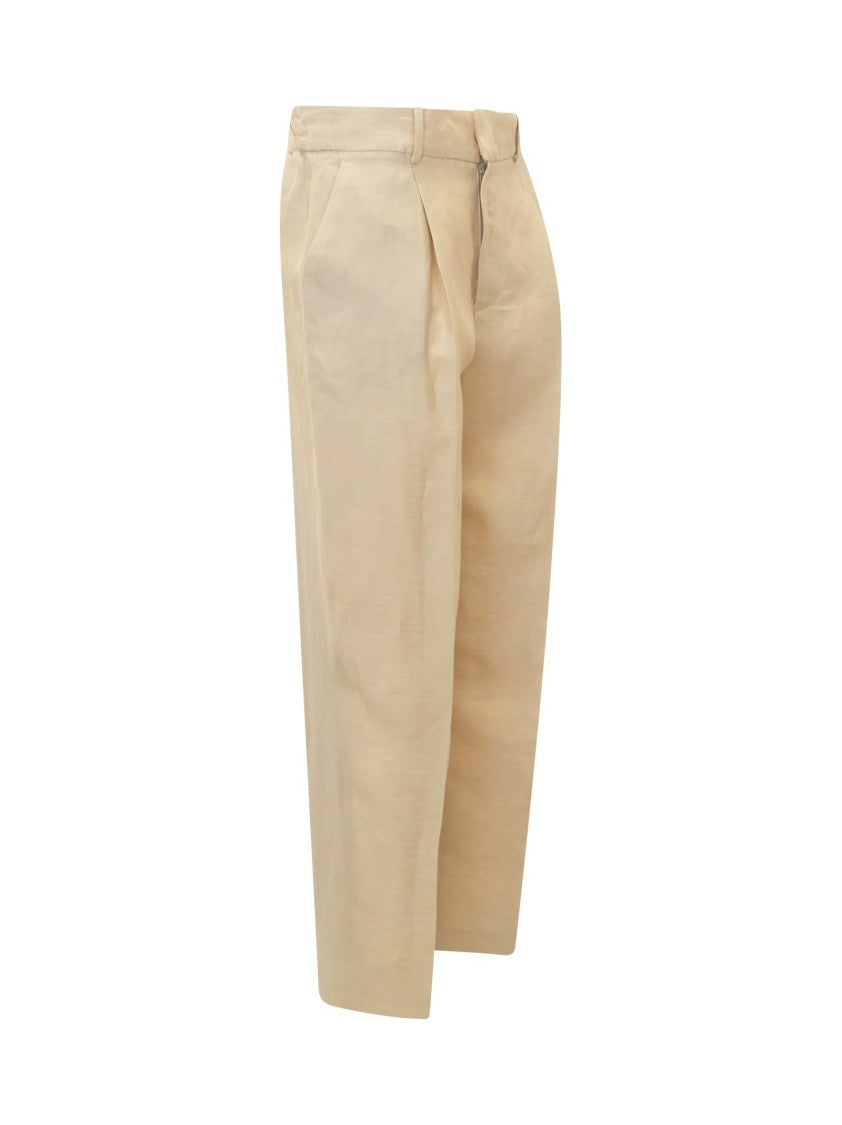 Pt Beige Cotton Pants