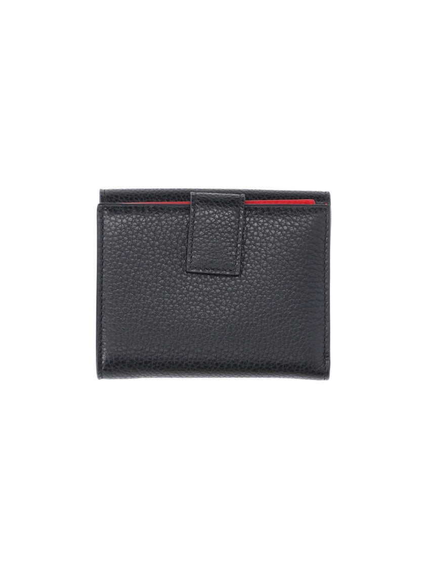 Ferragamo "Gancini" Cardholder – Black