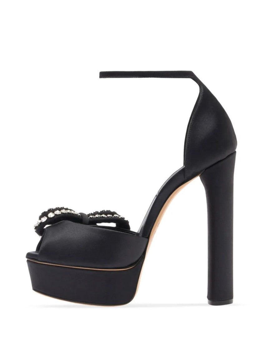 Casadei Julia Satin Platform 140