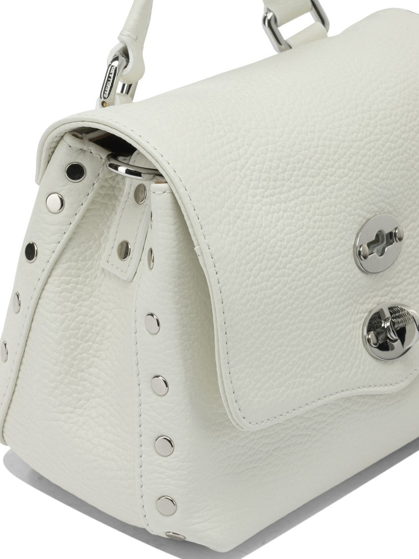 Zanellato Textured Leather Handbag With Structured Silhouette
