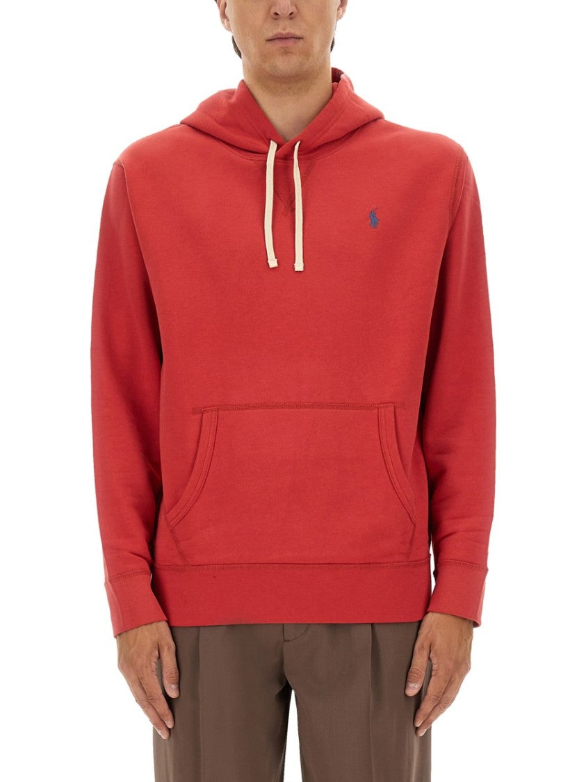 Polo Ralph Lauren Classic Red Pullover Hoodie