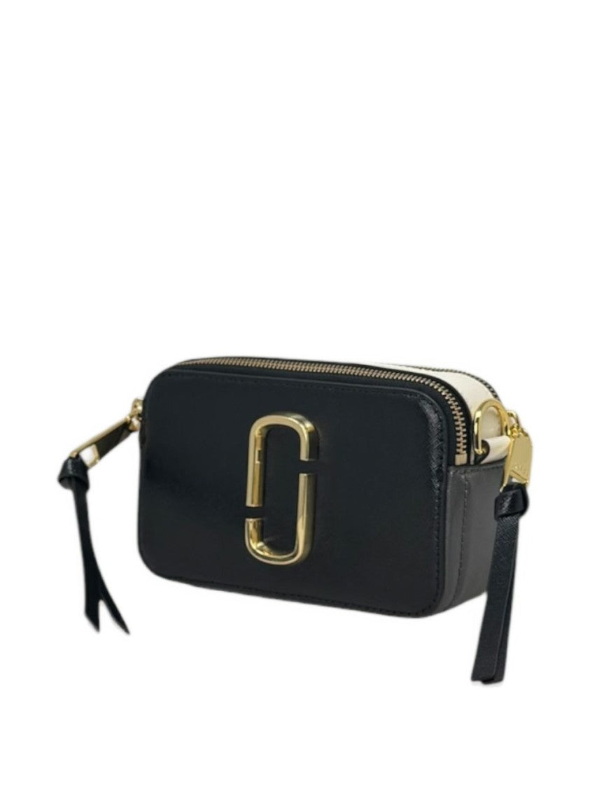 Marc Jacobs Black Compact Textured Leather Adjustable Bag