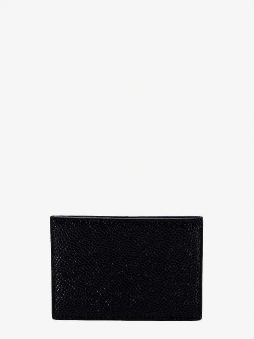 Thom Browne Compact Textured Calf Leather Cardholder