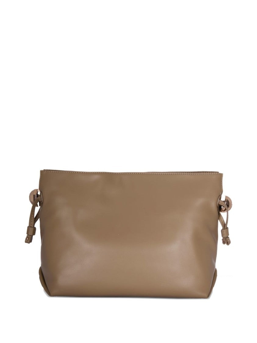 Liu Jo Beige Handbag With Elegant Metallic Logo