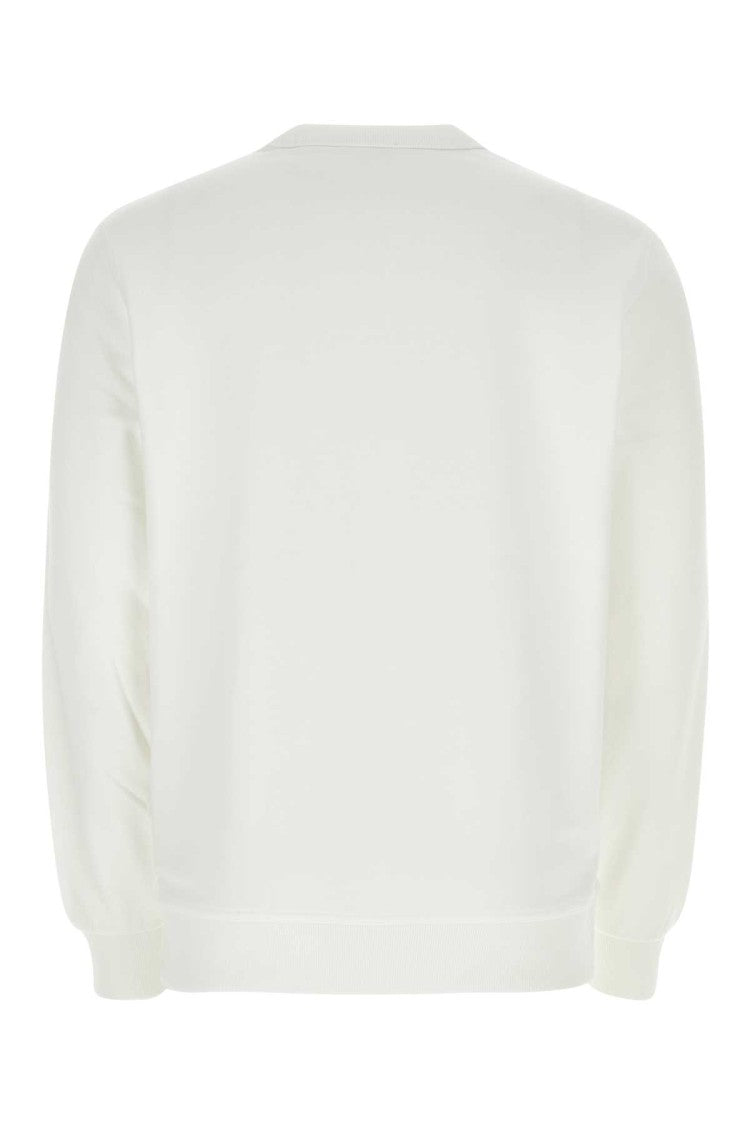 Burberry White Cotton Sweatshirt