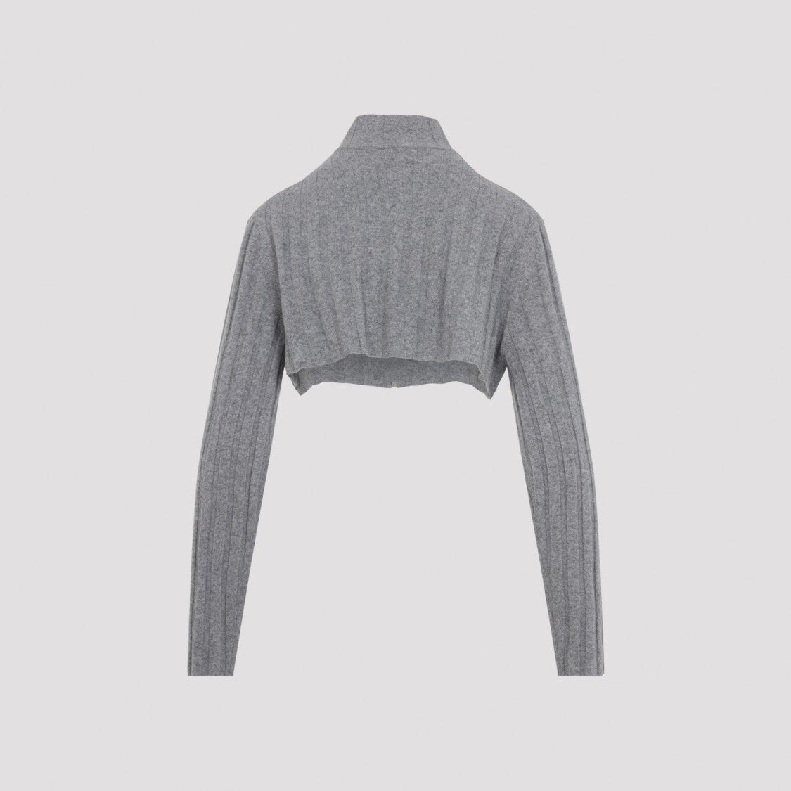 Miu Miu Cropped Cashmere And Wool Sweater