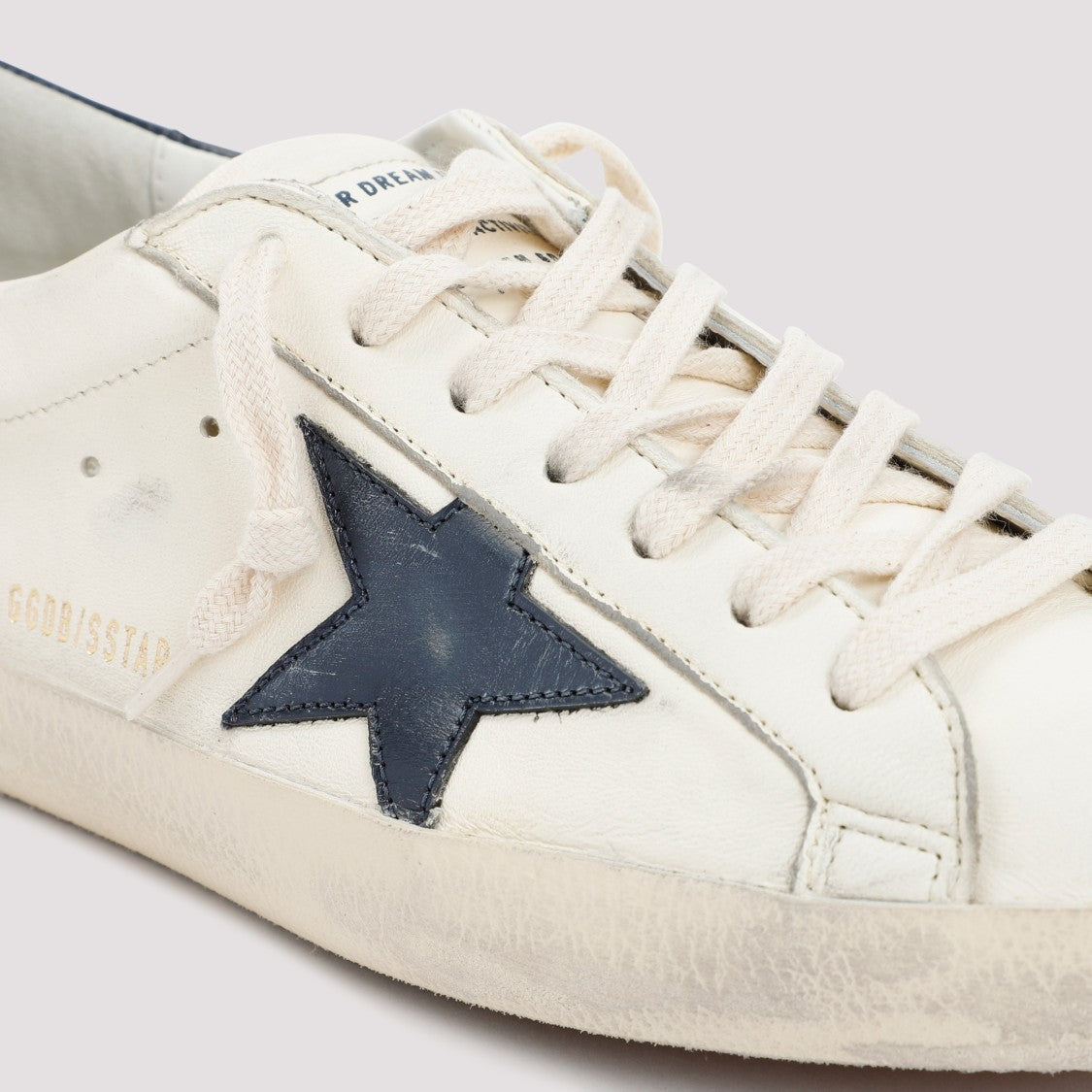 Golden Goose Beige Superstar Leather Sneakers