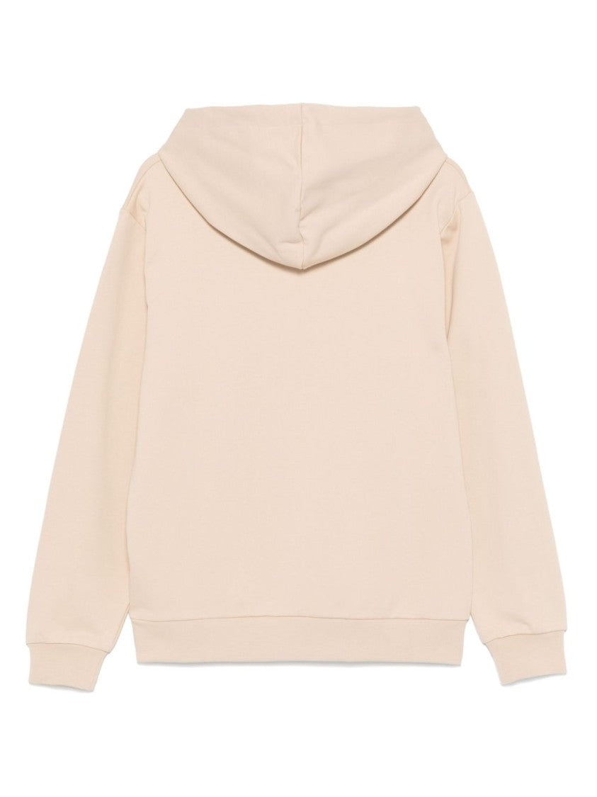A.P.C. Beige Organic Cotton Sweatshirt With Hood