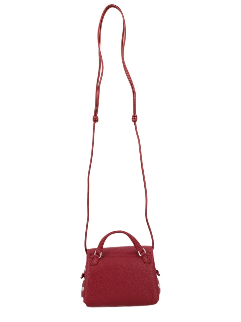 Zanellato Red Quilted Double Turn-Lock Flap Shoulder Bag