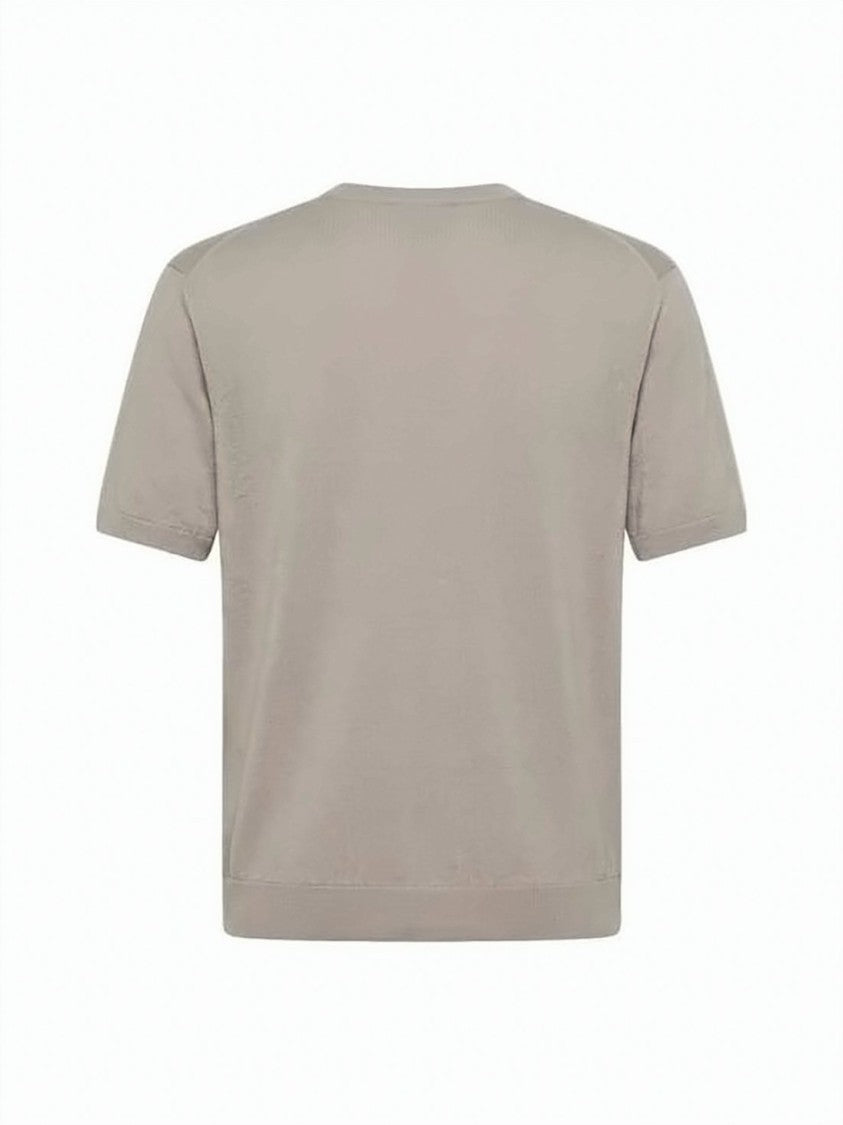 C.P. Company Relaxed Fit Linen Sweater With Crew Neckline