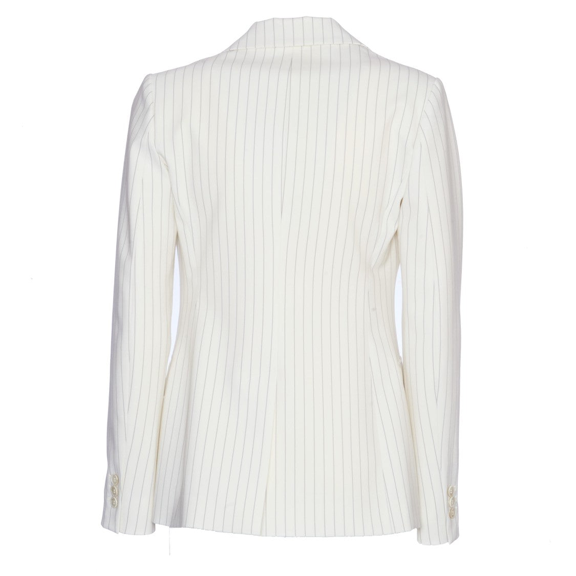 Parosh Pinstriped Single-Breasted Blazer With Flap Pockets