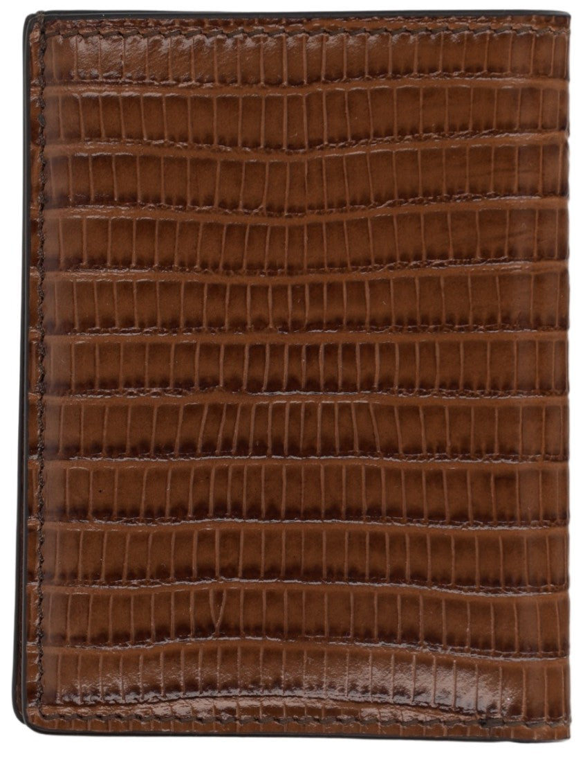 Tom Ford Textured Crocodile Finish Calf Leather Wallet
