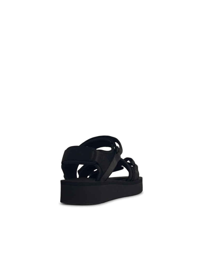 Palm Angels Kisee' Black Synthetic Fibre Sandals