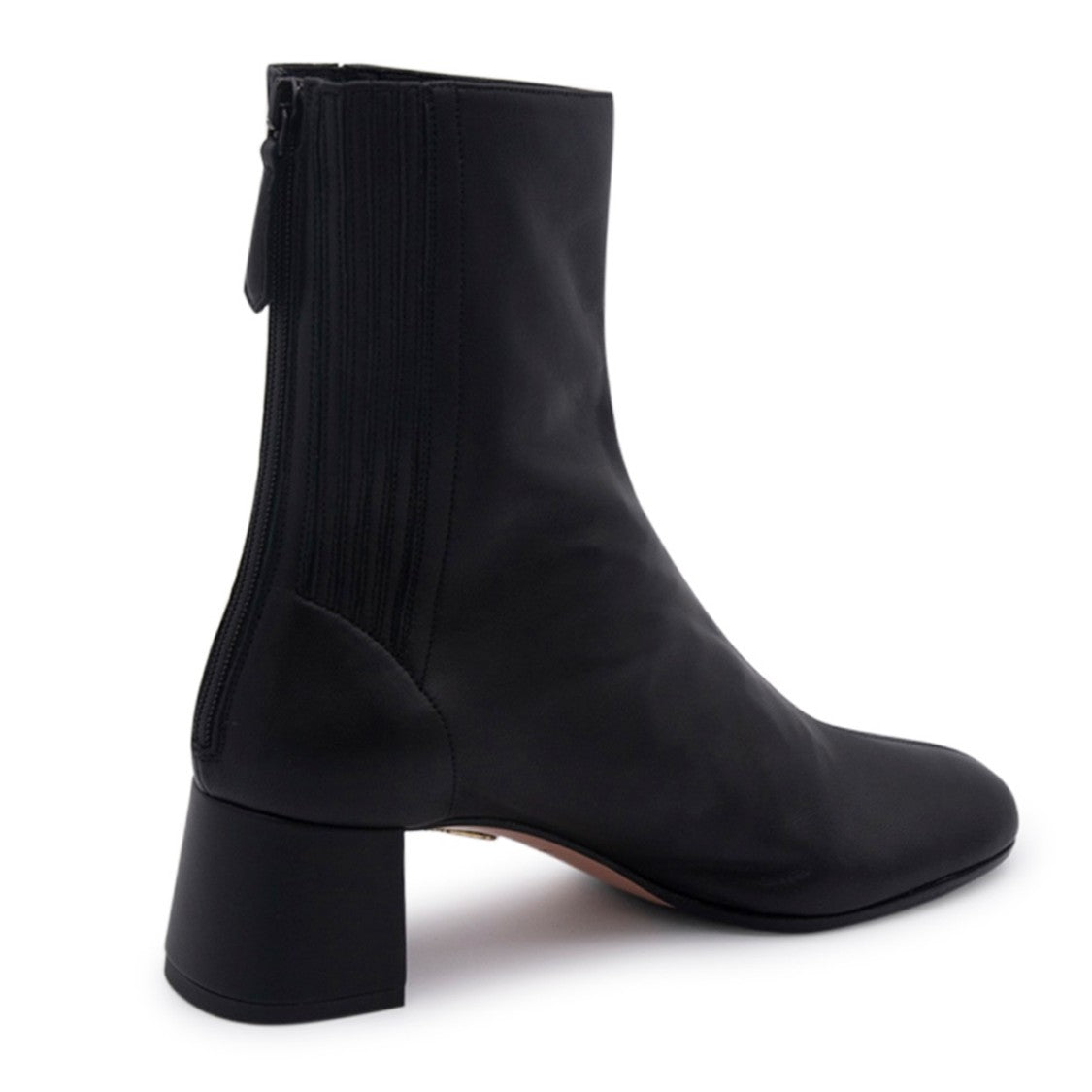 Aquazzura Black Leather Saint Honore Boots