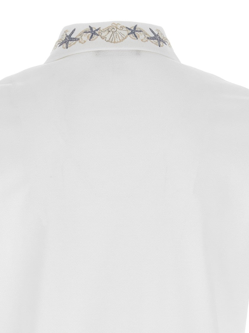 Versace Barocco Sea' Polo Shirt