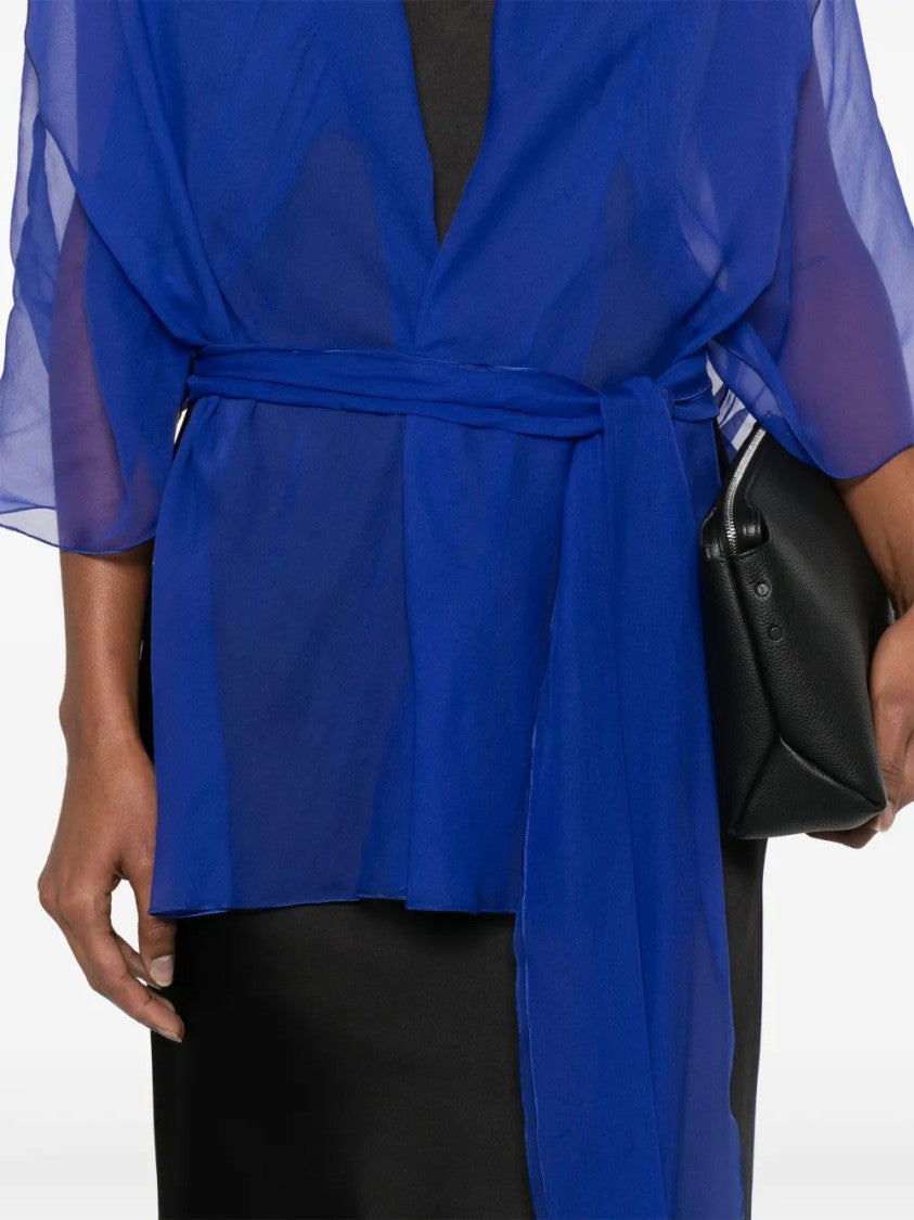 Alberta Ferretti Delicate Sheen Lightweight Foulard Scarf