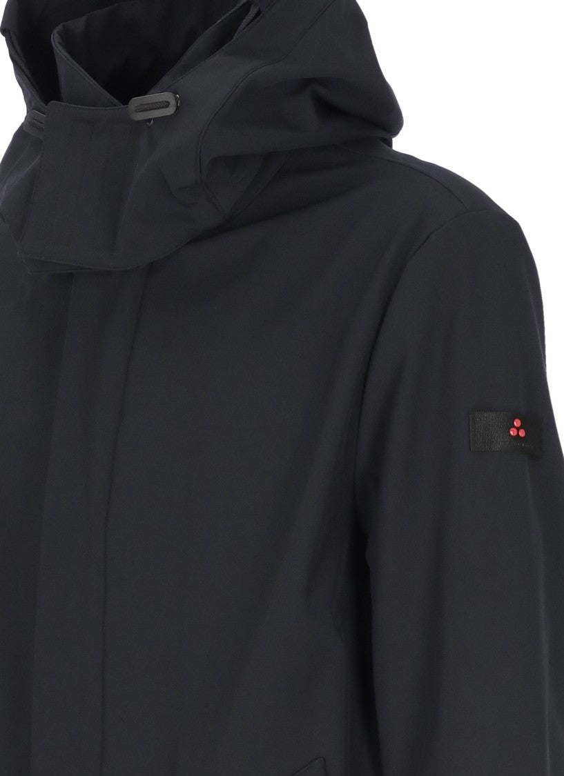 Peuterey Blue Groff Hooded Padded Coat