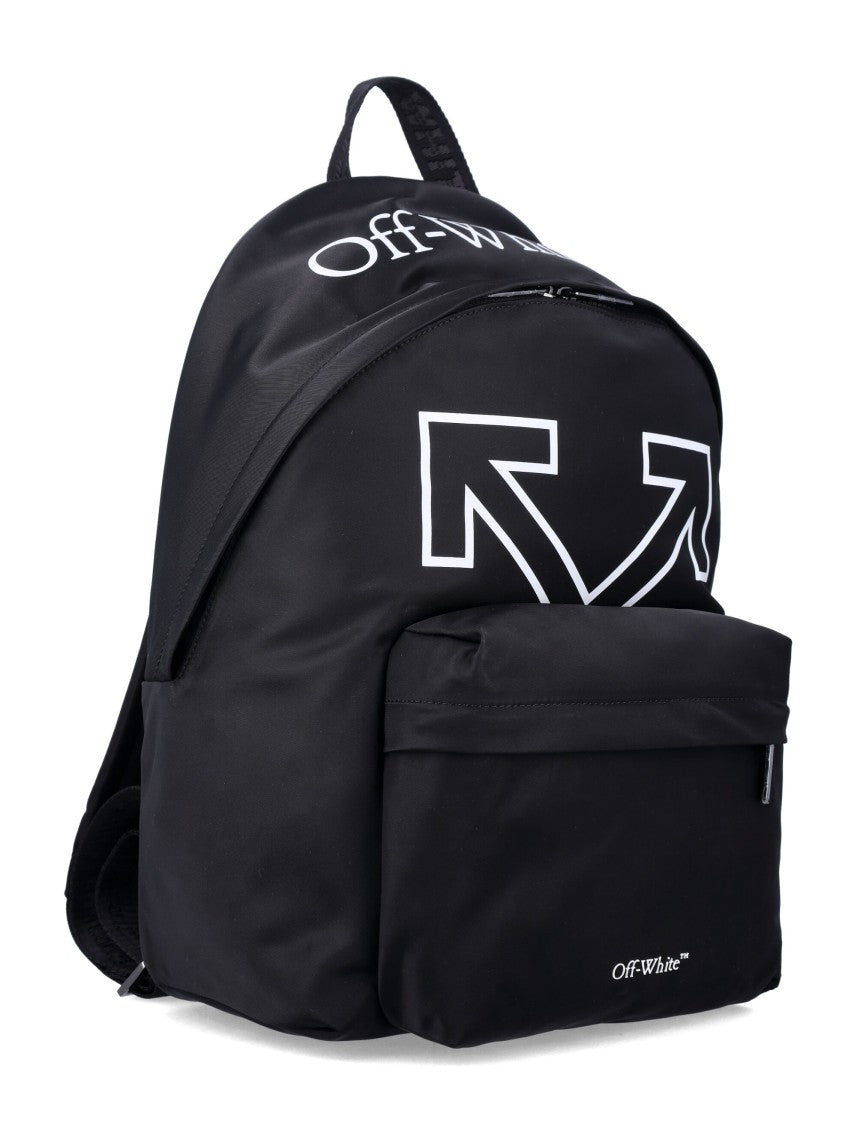 Off-White Heritage Day Off Arrows Logo Zip Backpack