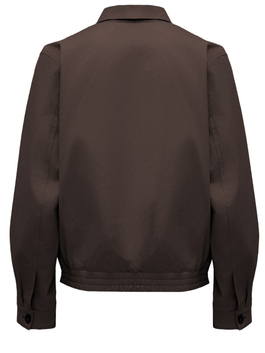 Hugo Boss Stretch Cotton Jacket With Classic Collar
